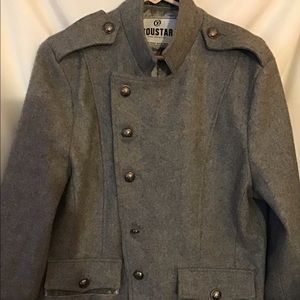 Youstar Mens Gray Coat Size Med